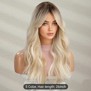 Elegant Blonde Ombre Wig